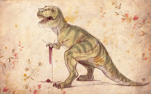 t-rex-with-glasses-knitting-drawing